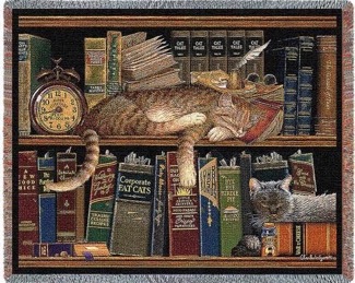 Cat and Books Galore
